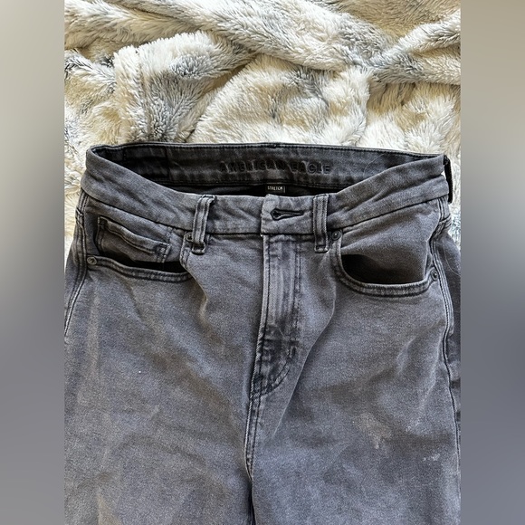 American Eagle Jean Size 26 Black Straight Leg - Picture 3 of 3